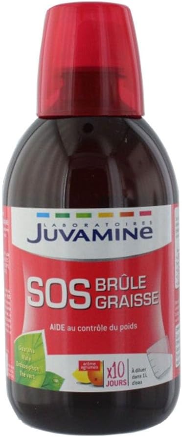 JUVAMINE Brûle Graisse et Elimination de l'eau - Guarana + Caféine - 500mL