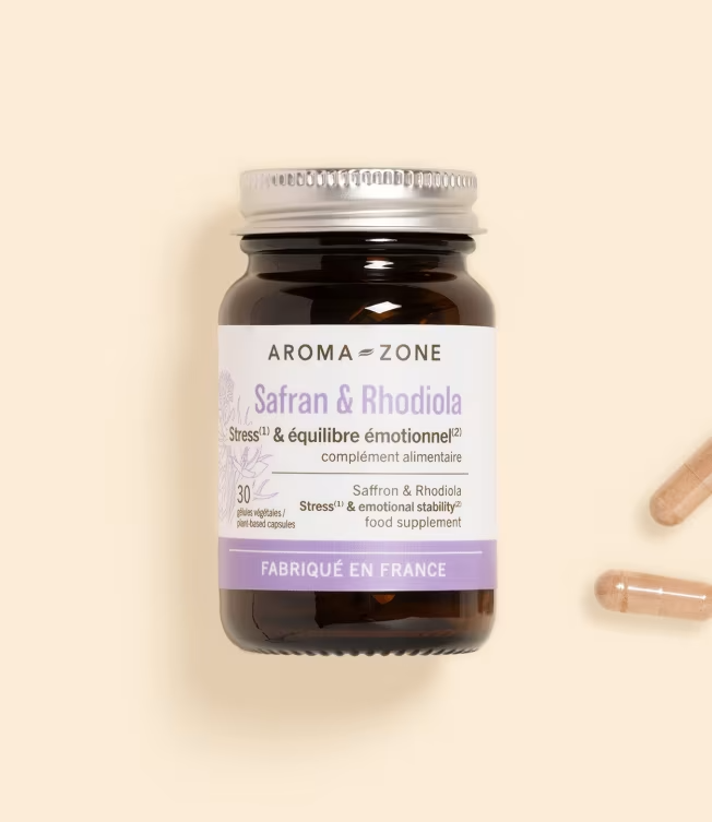 Safran & Rhodiola - 30 gélules - Complément alimentaire - Aroma zone