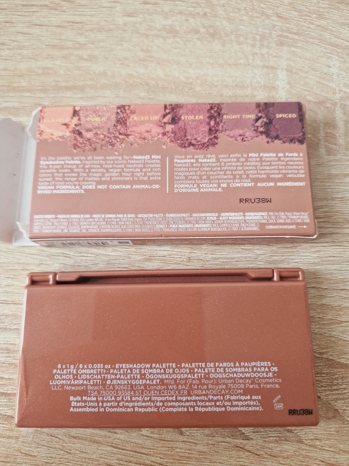 Palette Naked 3 mini tons irisé