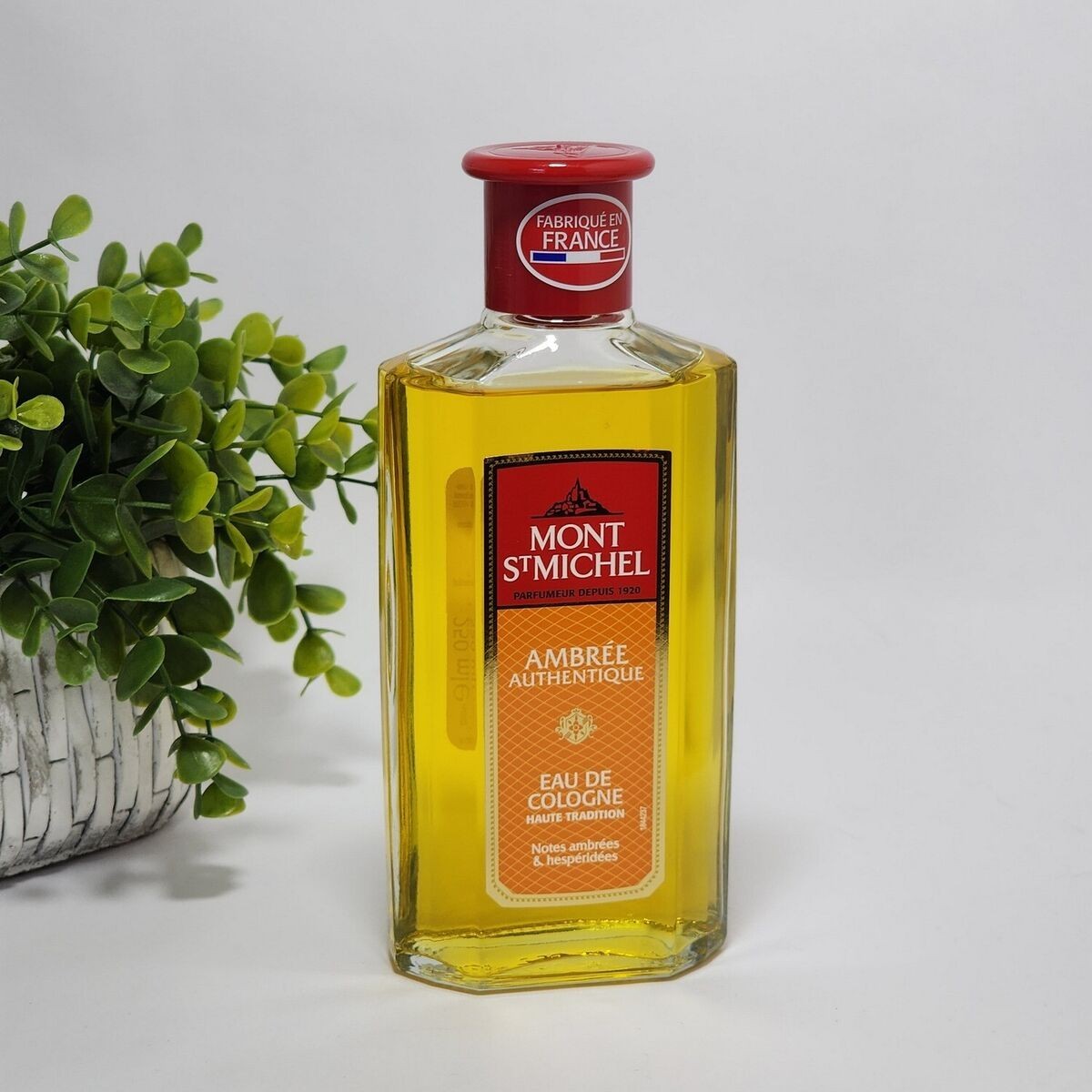 Parfum Eau de Cologne Ambrée authentique MONT SAINT MICHEL le flacon de 250mL