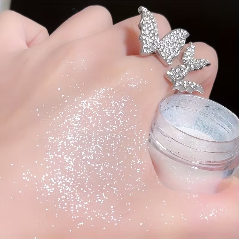 Paillettes pour visage et corps, coachella, couleur gold ou argenté, longue tenu