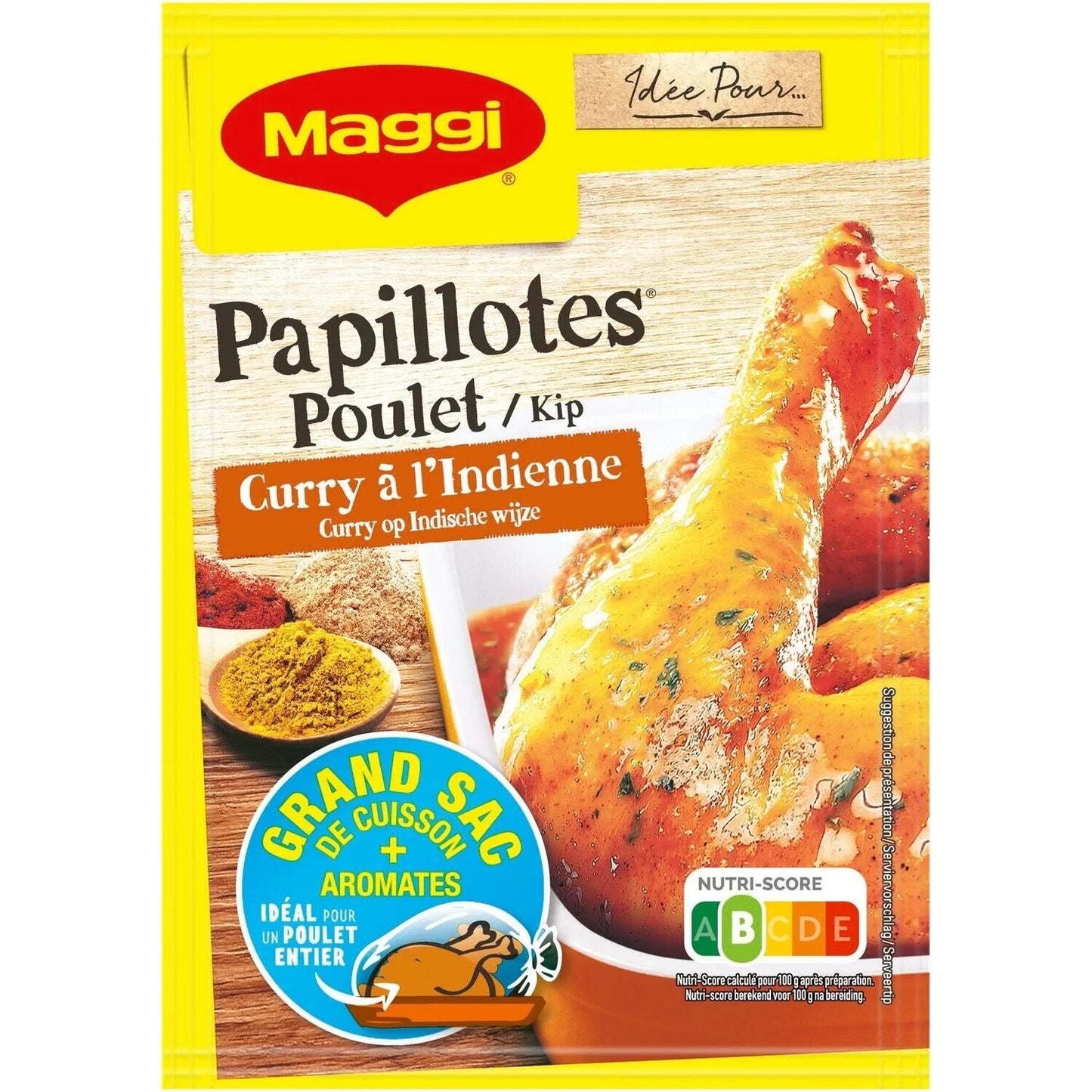 Maggi préparation Papillotes poulet curry MAGGI le sachet de 30 g