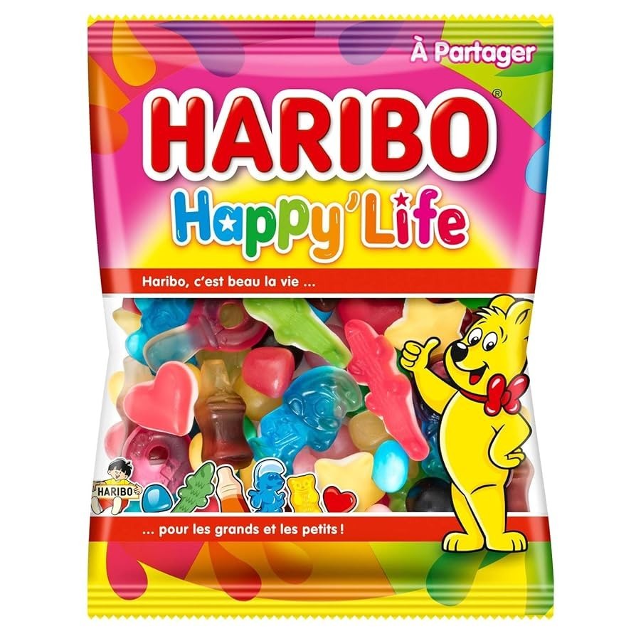Haribo - Happy Life - Paquet de confiserie Bonbons 275g