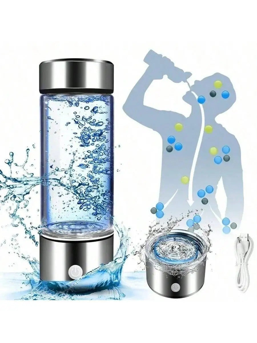 Hydrogen Water Bottle Generator – Portable Rechargeable Rich Water Maker