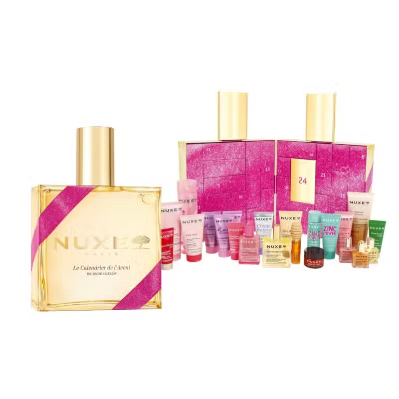 Calendrier de l'Avent Nuxe XXL Huile Prodigieuse 24 Soins Visage Corps Cheveux