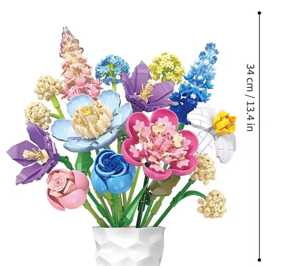 Jeux Assemblage Décoration Fleurs Bouquet Fleurs , Jeux Adultes Et Enfant