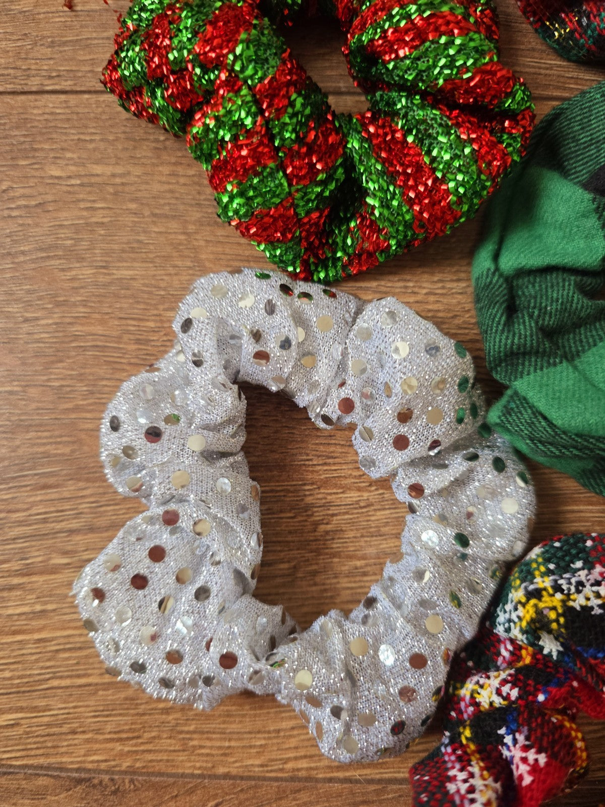 Élastique Chouchou De Noël Cadeau Offre Fête Accessoires Cheveux Femme Fille X7