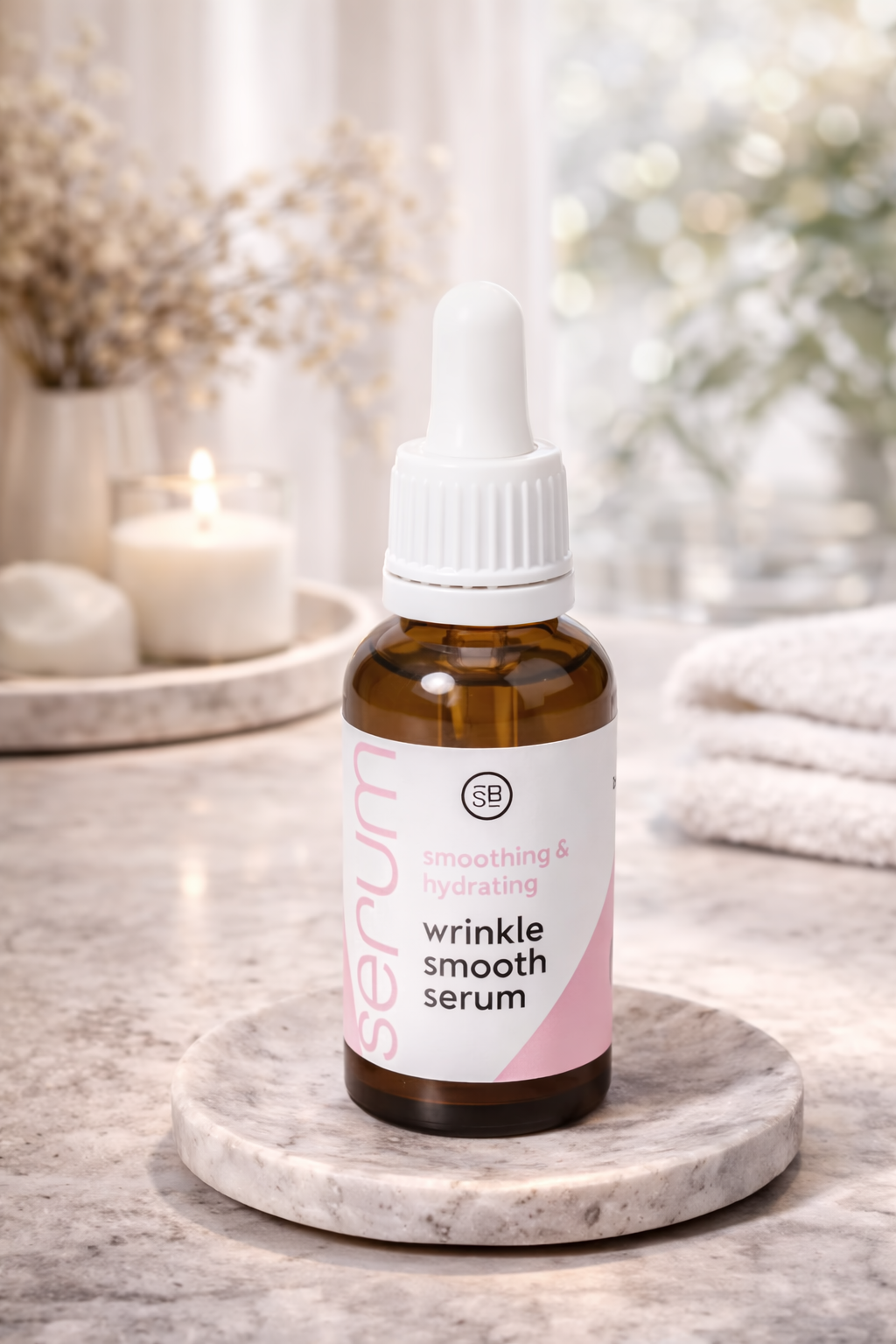 Skin Bliss Wrinkle Smooth Serum Anti-Rides Peptides Vitamine E 30ml