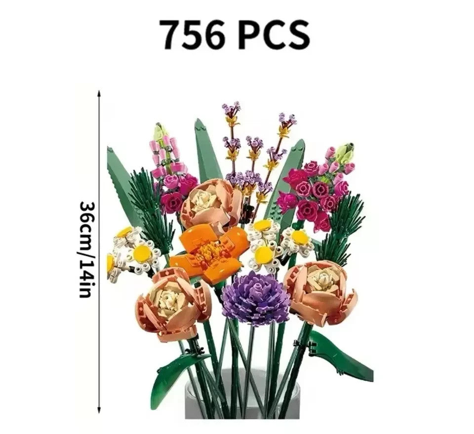 Jeux Assemblage Décoration Fleurs Bouquet Fleurs , Jeux Adultes Et Enfant