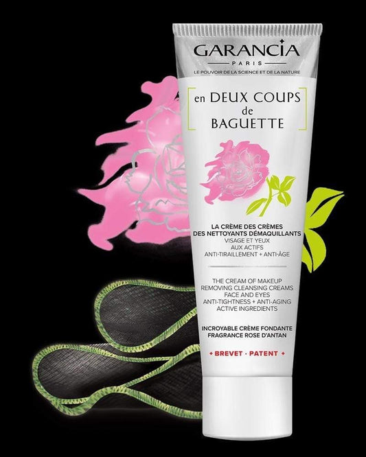 Garancia En Deux Coups de Baguette Crème Démaquillante Visage et Yeux Rose 120g