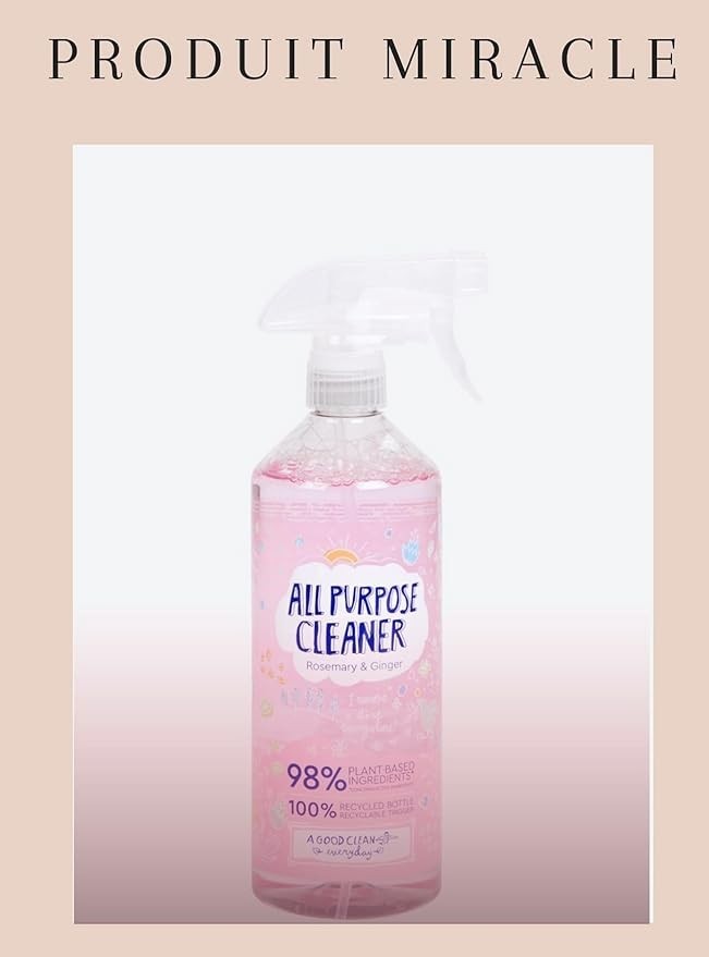 ALL PURPOSE CLEANER PRODUIT ROSE NETTOIE TOUT 750ML LIVRAISON RAPIDE