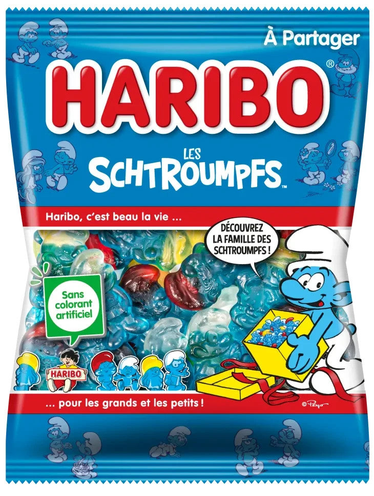 Haribo - Les Schtroumpfs - Paquet de Bonbons 275g