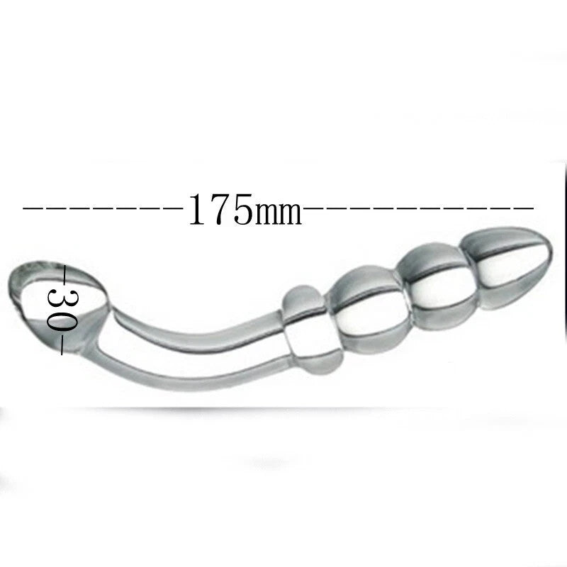 Sextoy Godemiché Anal En Verre Femme Plug Anal Gode Dildo Masturbation Point G