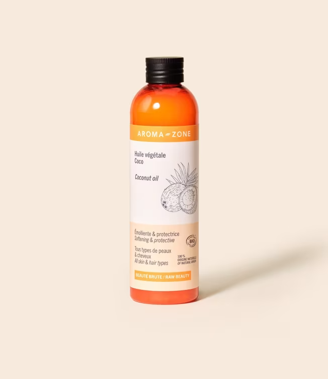 Huile de coco 100% BIO protectrices, adoucissantes et émollientes 100 ML cheveux