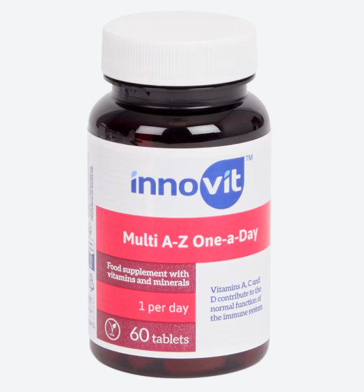 COMPLÉMENT ALIMENTAIRE INNOVIT MULTI A-Z ONE-A-DAY - 60 COMPRIMÉ VITAMINE LOT 3