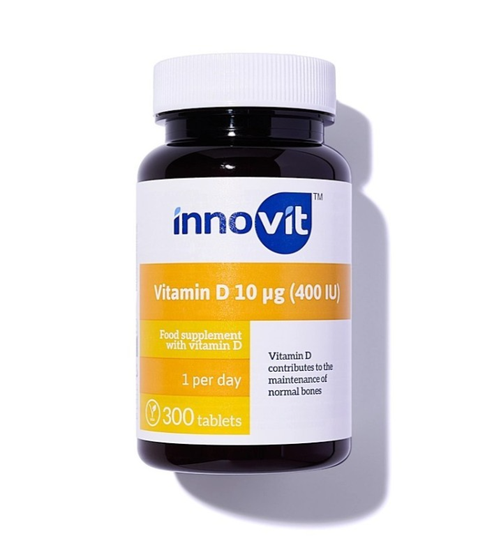 INNOVIT VITAMINE D 300 TABLETS PROTÈGE ET DONNE DU GLOW À LA PEAU