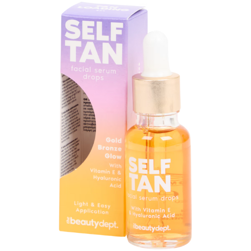 Autobronzant pour visage avec applicateur à goutte pour bronzage progressif 20ml