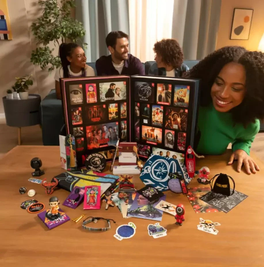 Calendrier de l'Avent, Coffret Cadeau "Netflix" Deluxe 24 cadeaux série exclu !