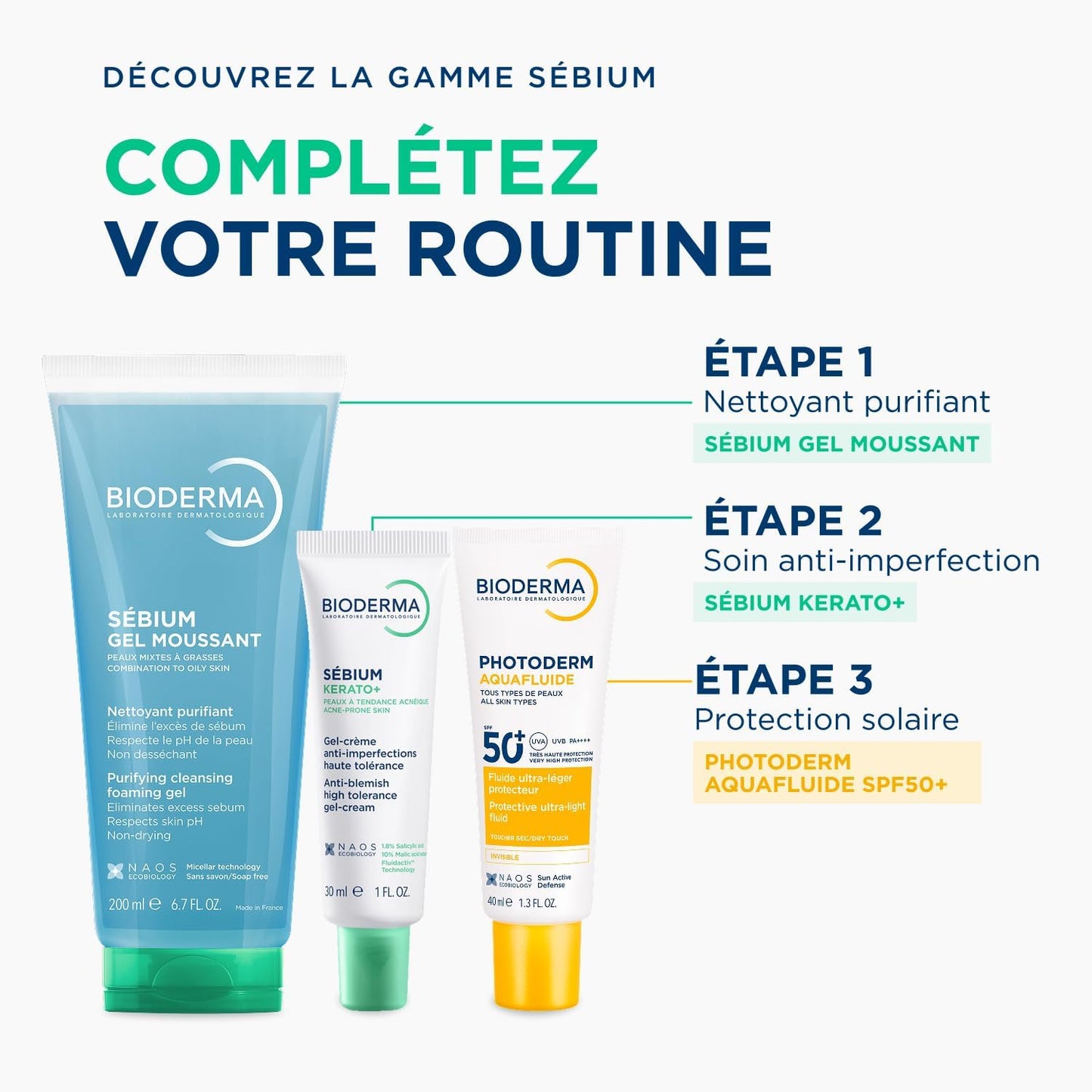 BIODERMA Sébium Kérato+ – Élimine boutons et points noirs – Crème anti-imperfections et anti-marques – Peaux à tendance acnéique – Prescrite par des dermatologues – Tube 30 ml