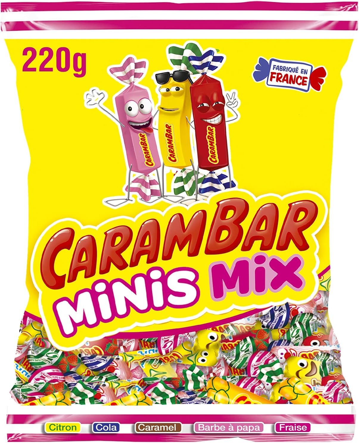Carambar Bonbons Minis Mix 220 g
