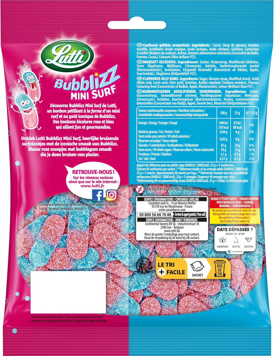 LUTTI Bubblizz Mini Surf 180g