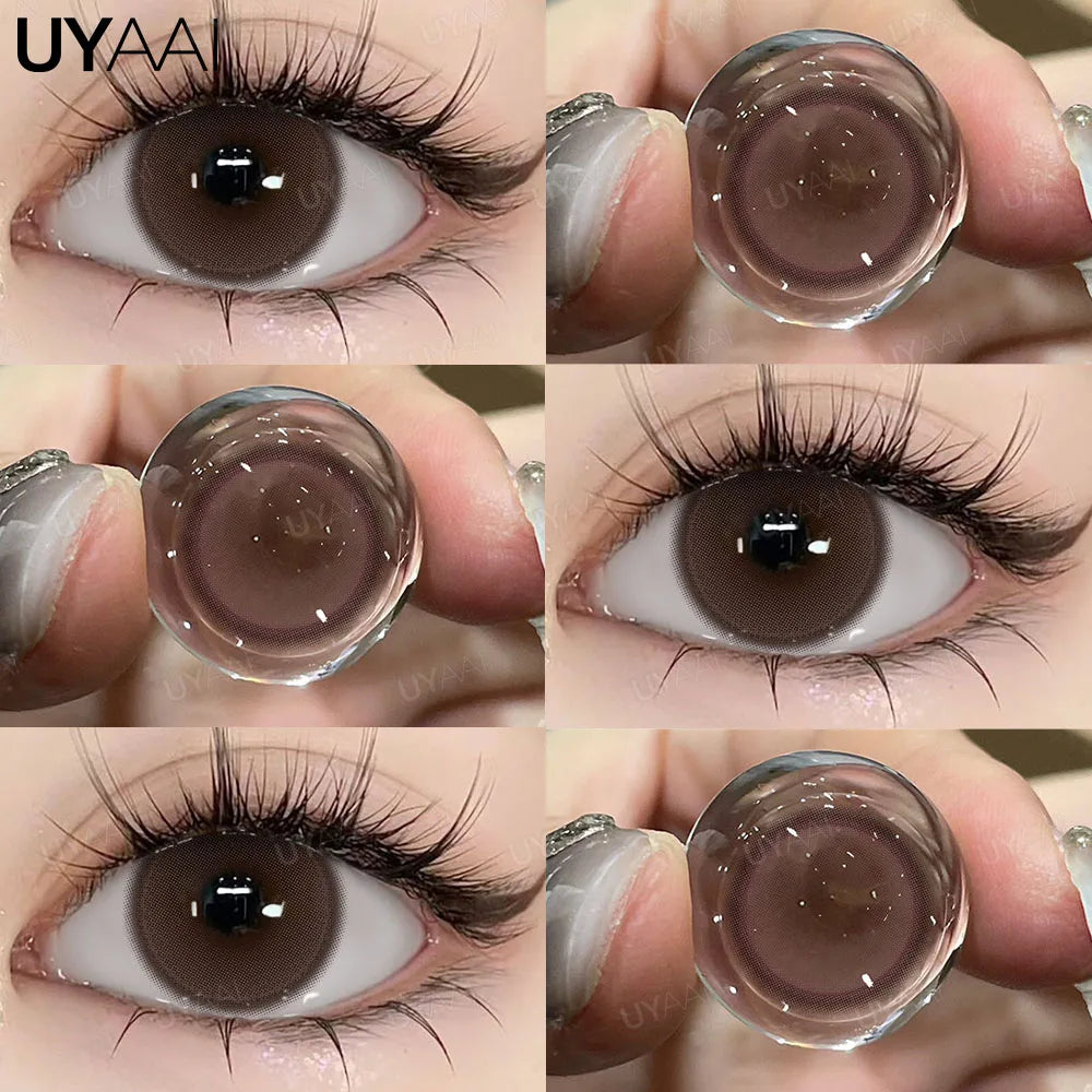 Lentilles de Contact Fantaisie & Cosplay – Effets Spéciaux (Cœur, Rouge, Anime, Halloween)