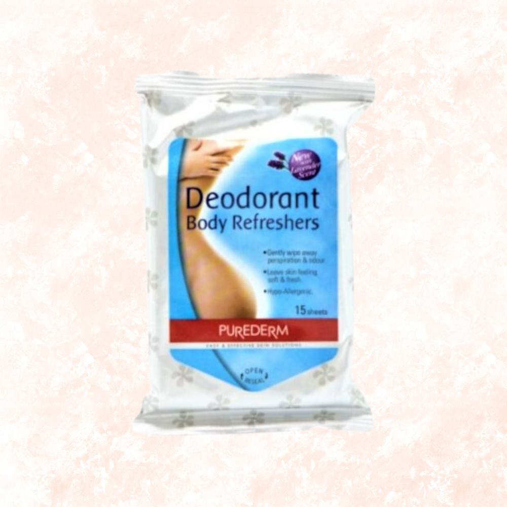 Lingettes déodorante anti-transpirante x15