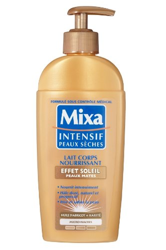Mixa Effet Soleil Autobronzant Peaux Mates - 250 ml - Hydratant - Mini Paillette