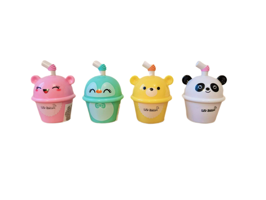 Baume à lèvres petits animaux forme milkshake Martinelia - Mes Petits Moments