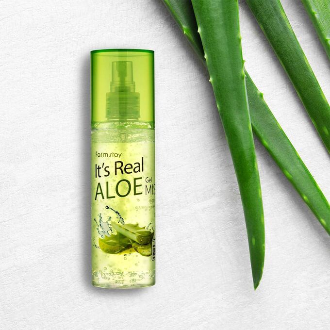 Spray Gel Brume It's Real Aloe Vera visage de Farmstay - Mes Petits Moments