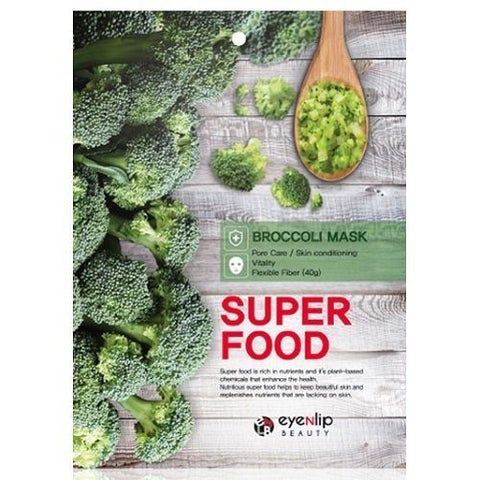 Masque visage coréen en tissu - Super Food Collection de Eyenlip - Mes Petits Moments