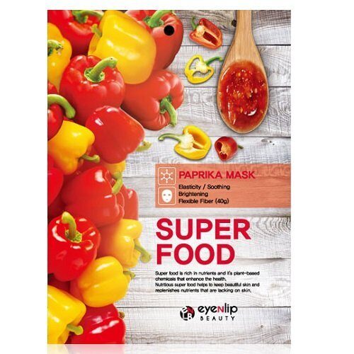 Masque visage coréen en tissu - Super Food Collection de Eyenlip - Mes Petits Moments
