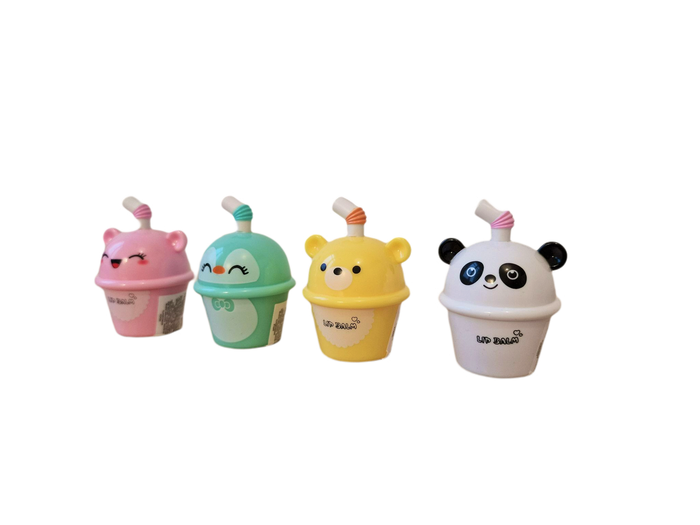Baume à lèvres petits animaux forme milkshake Martinelia - Mes Petits Moments