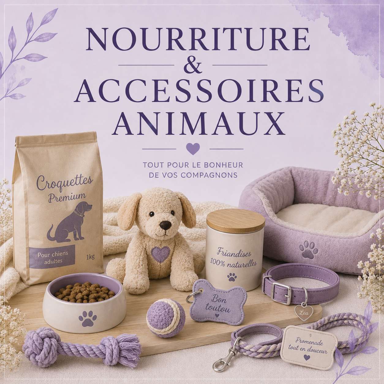 Alimentos y accesorios para mascotas