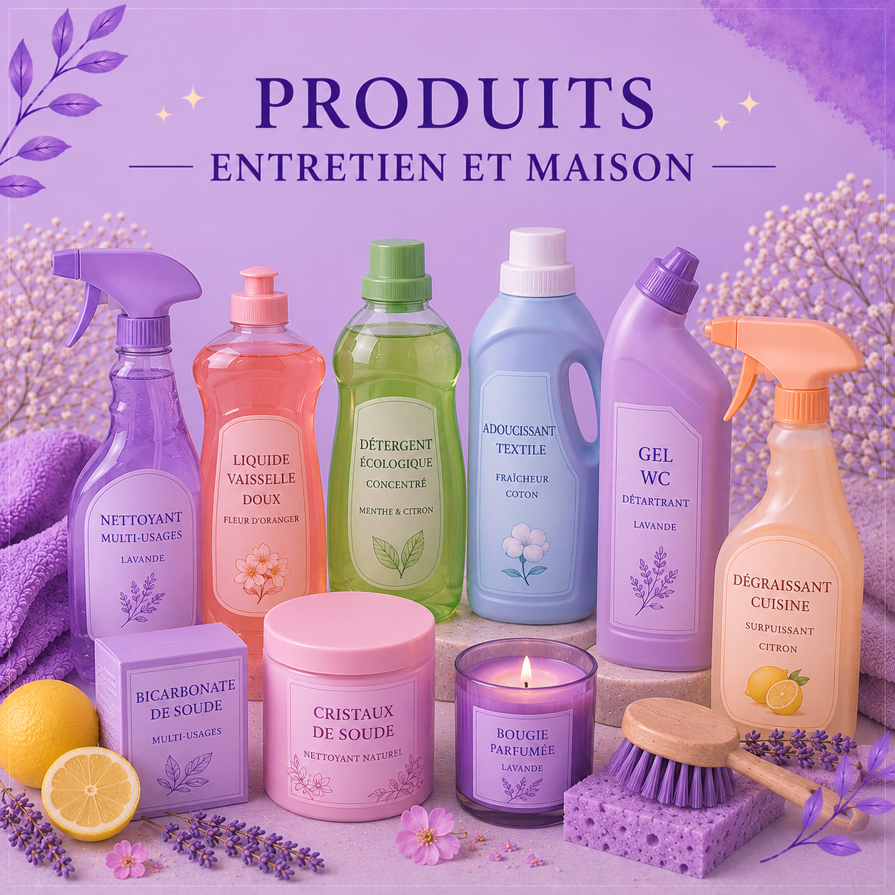 Produit d'entretien et maison