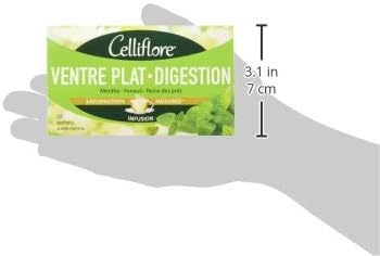 CELLIFLORE 20 Infusions Ventre Plat, Digestion, Fenouil, Reine des prés
