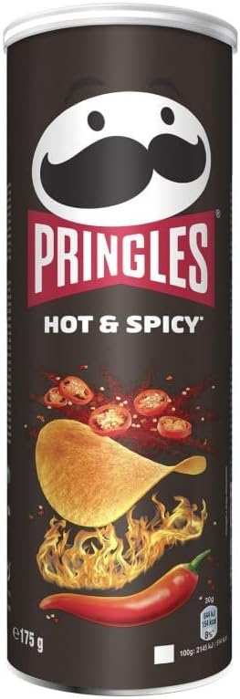 PRINGLES - Hot & Spicy 175G - Lote de 4