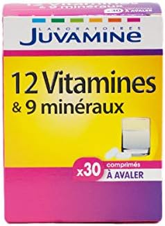 JUVAMINE 21 Vitamines & Minéraux - Fatigue, Énergie & Vitalité - 30 Cpr