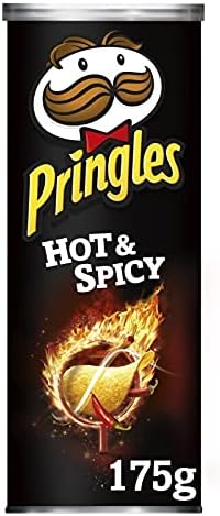 PRINGLES - Hot & Spicy 175G - Lote de 4