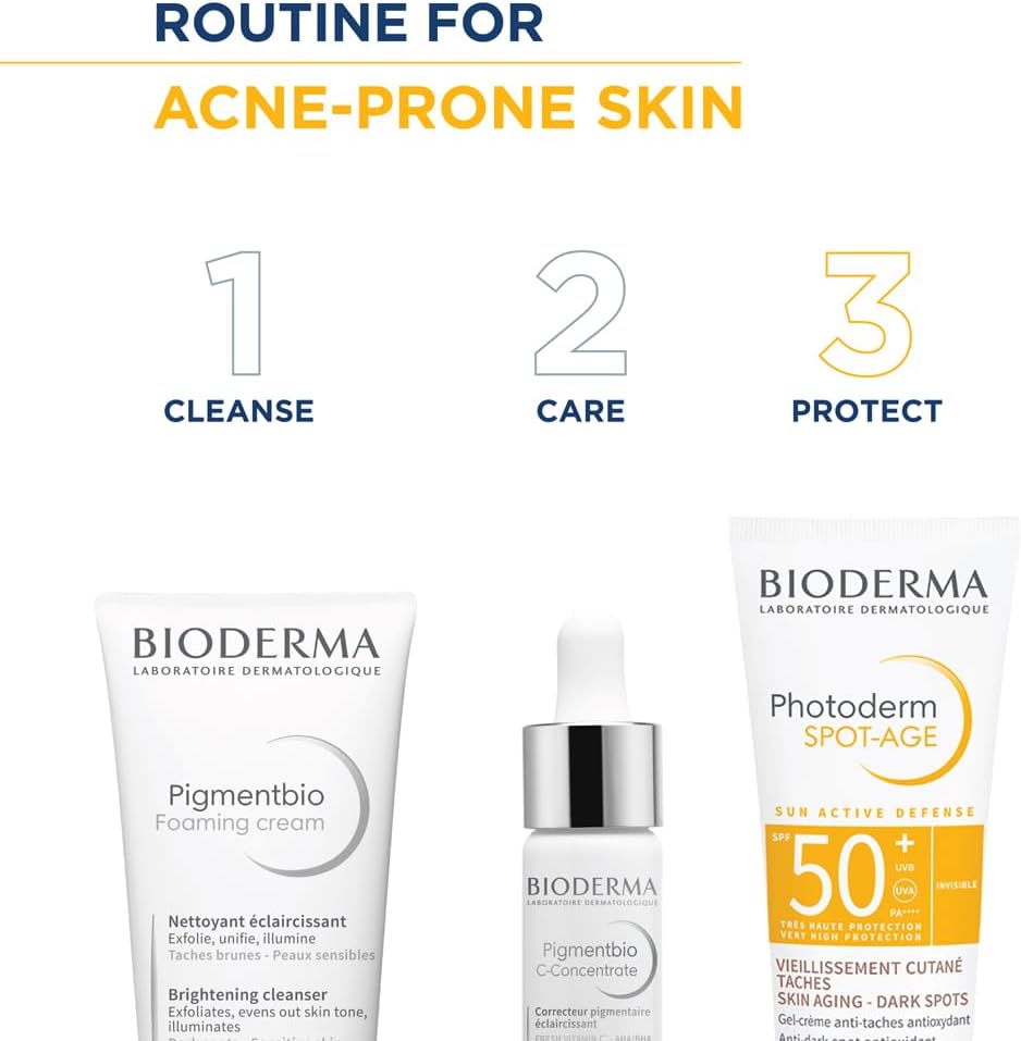 BIODERMA Photoderm Spot-Age SPF50+ Crème solaire très haute protection - Riche en antioxydants, réduit taches brunes et rides - Peaux hyperpigmentées - Recommandée par des dermatologues - Tube 40 ml