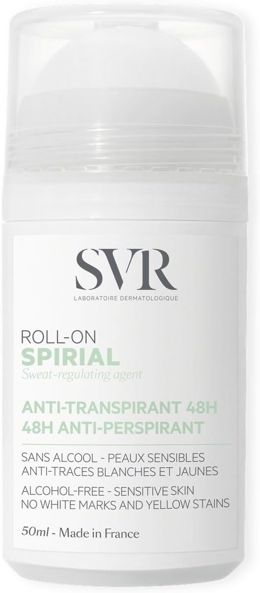 Déodorant Anti-transpirant Hypoallergénique LABORATOIRE SVR Spirial, format 50mL - Lot de 3