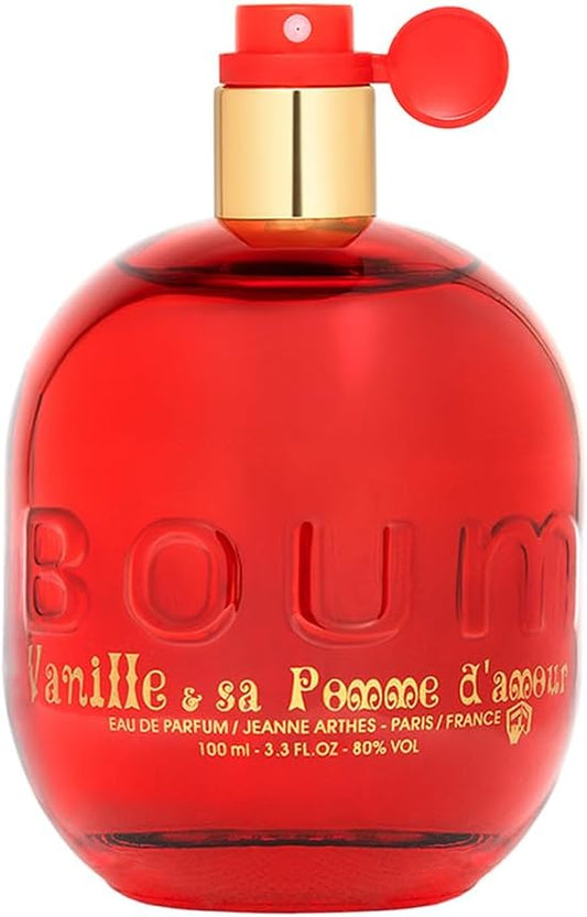 JEANNE ARTHES - Eau de Parfum Femme Boum Vanille - Floral & Fruité - Orange & Pomme d’Amour - Fabriqué en France à Grasse - Cadeau Femme - Flacon Vaporisateur 100 ml