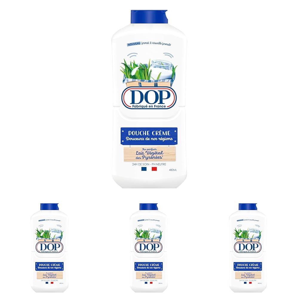 DOP Gel Douche Lait Végétal Pyrénées Douceur Enveloppante 480ml
