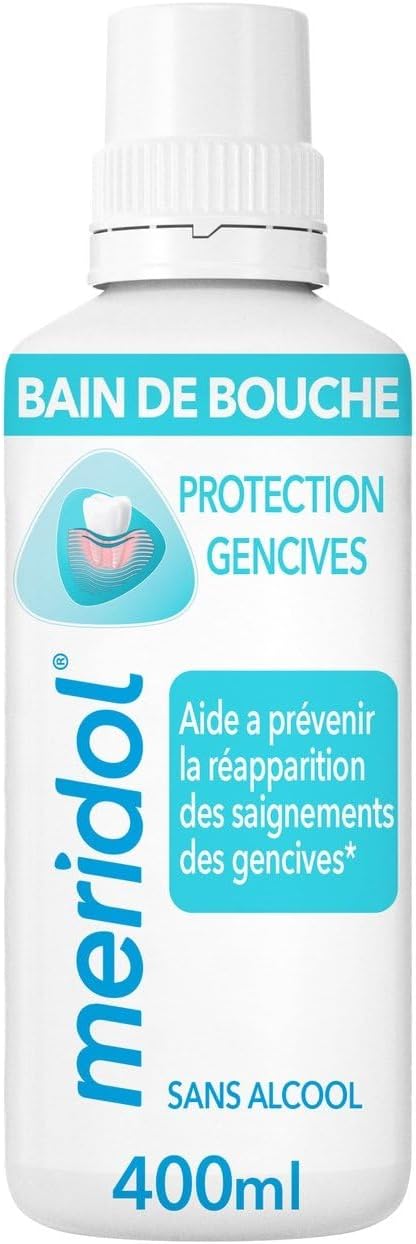 Meridol – Bain de bouche Protection des Gencives, Soin Bi-Actif Quotidien pour Adultes (400 ml) – Pack de 3 – Vendu par pack