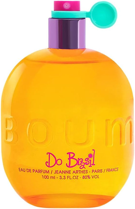 JEANNE ARTHES - Eau de Parfum Femme - Boum Do Brazil - Floral - Fleur de Tiaré et Musc - Fabriqué en France à Grasse - Cadeau femme - Flacon Vaporisateur 100 ml