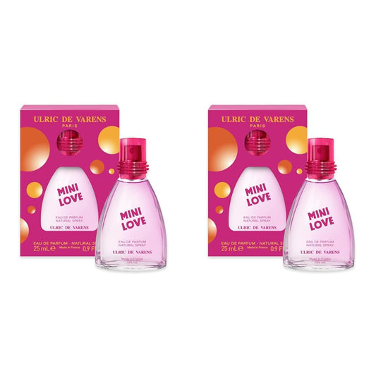 ULRIC DE VARENS - Eau de Parfum Mini Love - Floral Et Fruité - Parfum Femme - Vaporisateur - Made in France - 25 ml