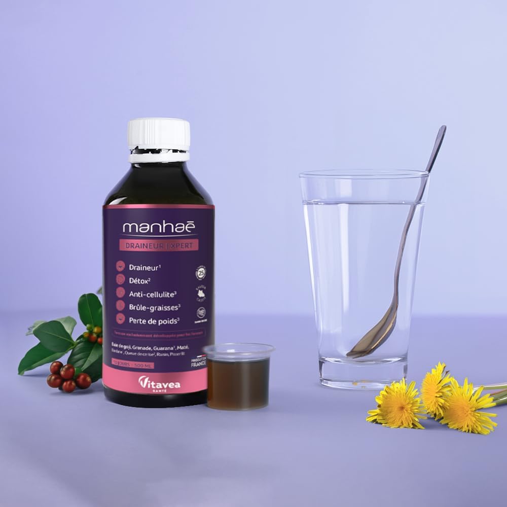 Vitavea Santé - Manhaé Draineur Expert - Bardane Pissenlit - Cure 10 jours