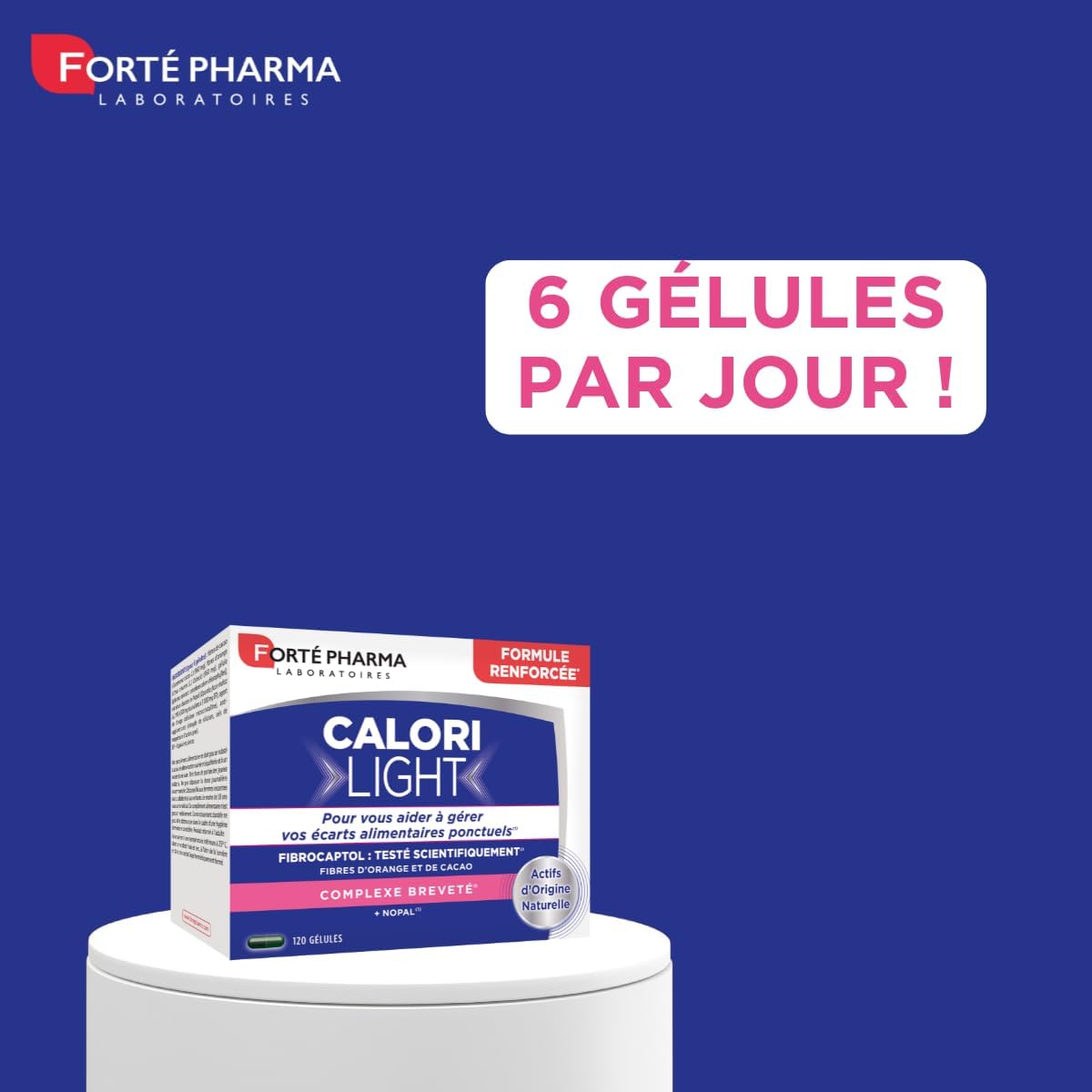 Forté Pharma Minceur CaloriLight Capteur Graisses Satiété 120 gélules