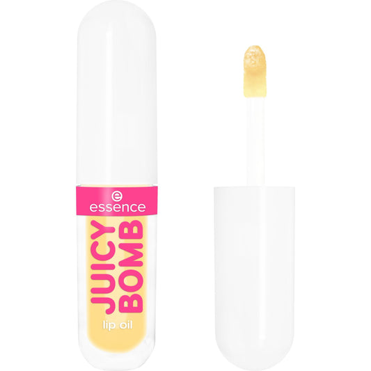 essence JUICY BOMB PARTY lip oil aceite labial, protector, con aceites, natural, brillante (2.4ml)