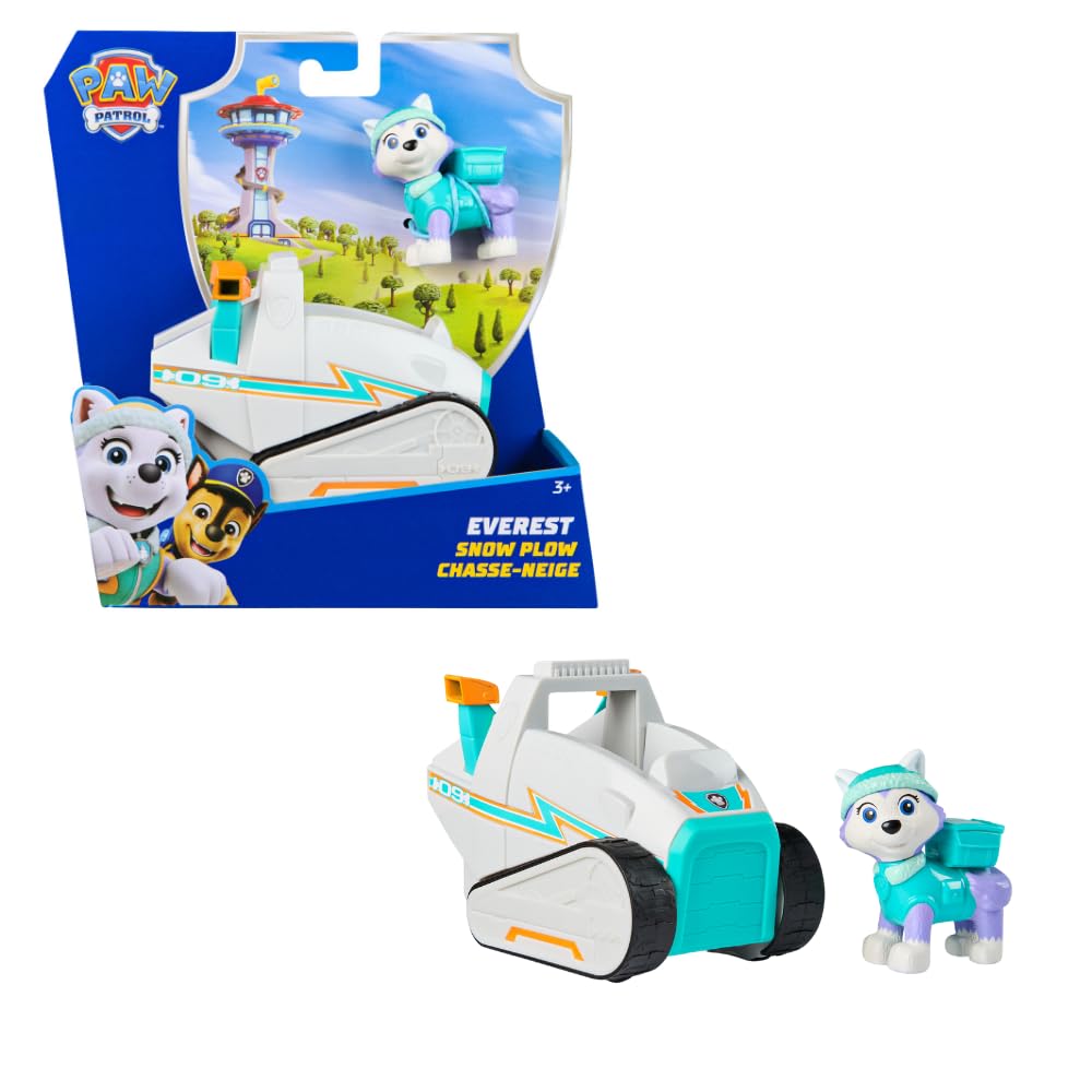 Paw Patrol - Pat Patrouille - Véhicule 15 Cm Et Figurine Liberty